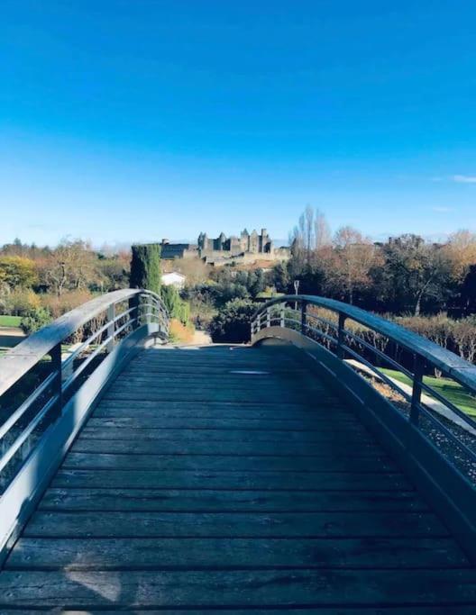 Appartement T2 Avec Vue Chateau Carcassonne Exteriér fotografie