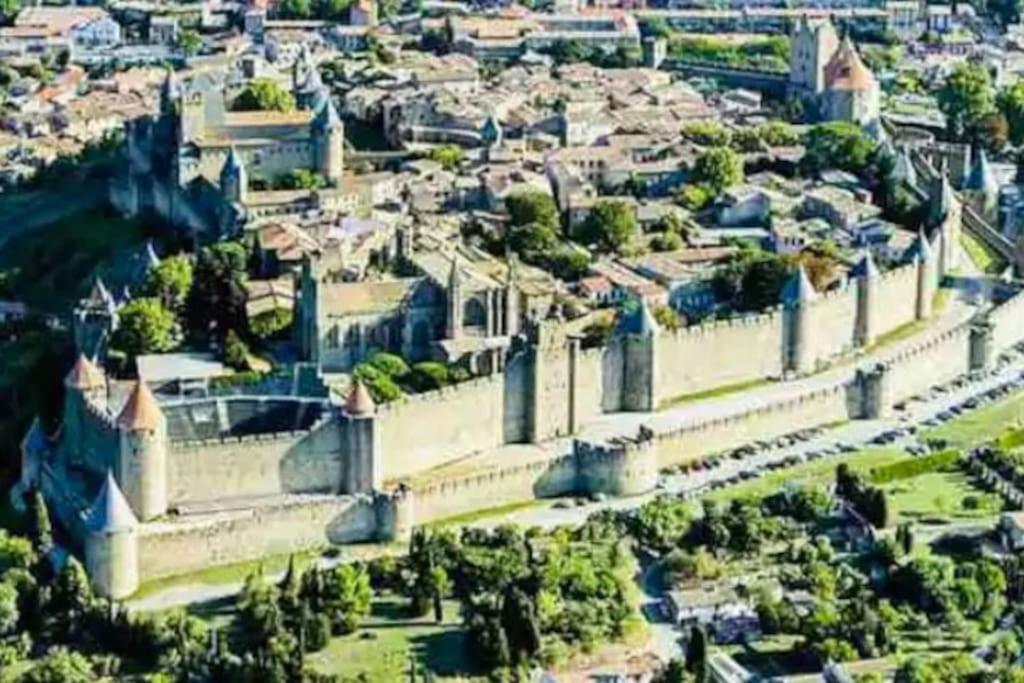 Appartement T2 Avec Vue Chateau Carcassonne Exteriér fotografie